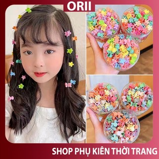 Kẹp tóc mini cho bé set 10 kẹp, kẹp càng cua nhỏ nhiều màu ,nhiều mẫu dễ thương ,ORII kẹp chất liệu acrylic cao cấp.