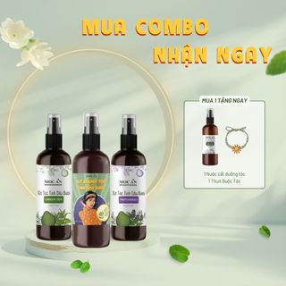 Combo xịt bưởi tinh dầu hoắc hương 120ml &xịt bưởi tinh dầu vỏ bưởi da xanh 120ml &xịt bưởi tinh dầu trà xanh 12ml