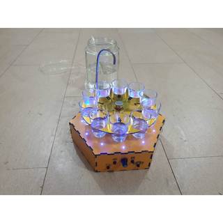Máy rót rượu tự động 10 ly