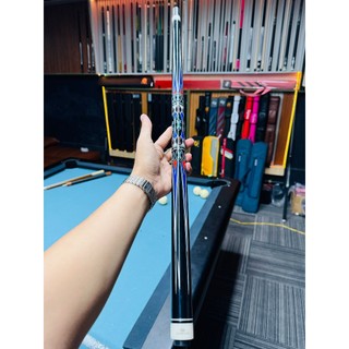 cơ bida lỗ crown cues QS series ( ngọn full carbon ) ( tặng kèm 9 món pk và sách bida cơ bản )