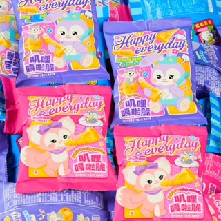 Bánh Snack Tôm Không Cay Hoạt Hình Duffy & Friends ( Bán Lẻ 1 Gói)