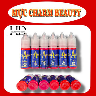 Mực phun xăm charm_beauty, mực charm bám nhanh, mực bong đậm