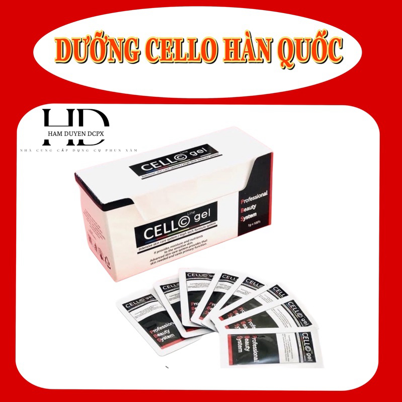 Dưỡng cello hàn (hộp 100 gói)