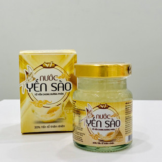 Tổ yến chưng đường phèn - 30 % yến thiên nhiên - hũ 70ml