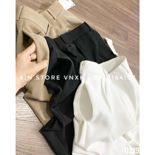 Quần tây nữ Xịn Store quần tây baggy ZR 3 màu công sở Q229