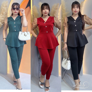 Sét bộ Vest Nút kiểu Bigsize Nữ 67kg đến 95kg