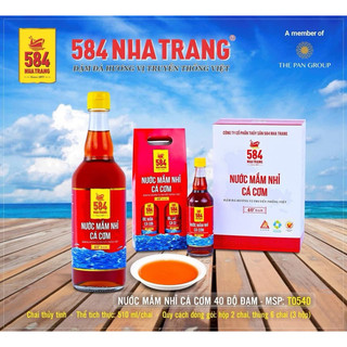 Nước mắm 584 Nha Trang 40 độ đạm pet