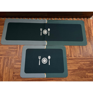 Thảm bếp silicon cao cấp, thảm trải sàn lau chân thấm hút chống trơn trượt (40*60,40*120) QUANG MINH