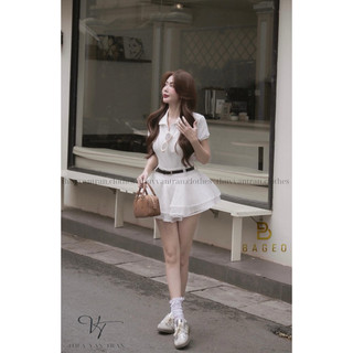 Set sơ mi xốp 𝐁𝐀𝐆𝐄𝐎