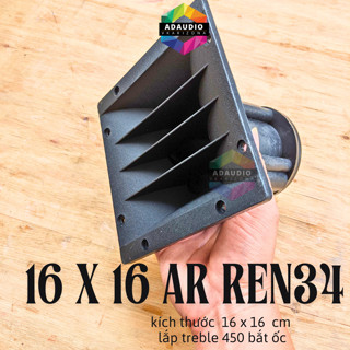 Họng treble 450 Array ren xoáy 34 mm kích thước 16 x 16 giá 1 cái