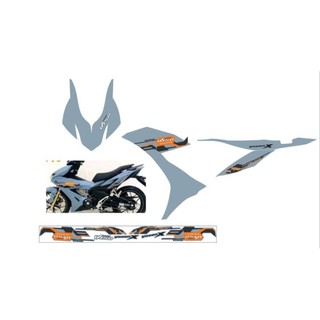 Tem rời dán xe winner x xám xi măng