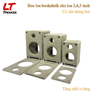 Box loa Bookshelf thô cho loa 3, 4, 5 inch có sẵn thông hơi khoét lỗ miễn phí LT Speaker