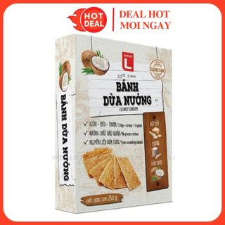 Bánh Dừa Nướng Choice L 250G Hàng Siêu Thị