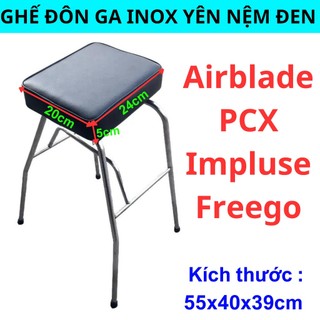 Ghế ngồi xe máy cho bé 💖 xe tay ga yên nệm, không tựa,,an toàn cho bé , ghế đôn ga yên nệm xe airblade,pcx