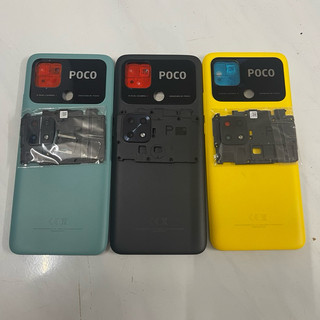 Vỏ + sườn poco c40 zin có cả kính cam và khe sim