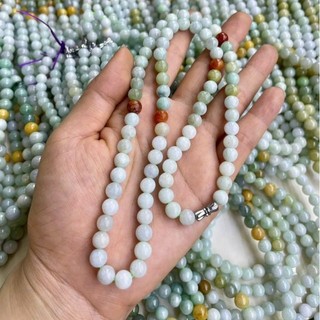 Vòng đeo cổ chuỗi hạt Ngọc Phỉ Thúy 8mm