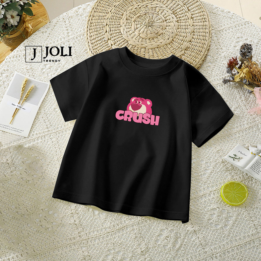 Áo Thun Baby Tee Nữ By JOLI Mã BT BST01 In Hình Chất Cotton Co Giãn Thoáng Mát Phong Cách Hàn Quốc J Joli Trendy | BigBuy360 - bigbuy360.vn