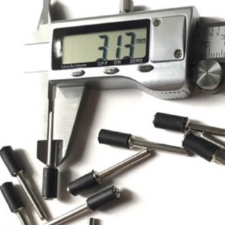trục su gắn nhám đầu 6.35mm cán 3.17mm