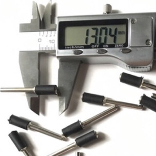 trục su gắn nhám đầu 6.35mm cán 3.17mm
