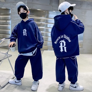  Bộ quần áo hoodie nỉ bé trai 15-46kg từ 4-14 tuổi. Đồ bộ bé trai bộ quần áo thu đông set đồ bộ bé trai D0725 