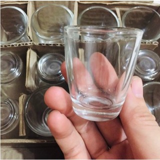 Hộp 12 chén uống rượu thủy tinh