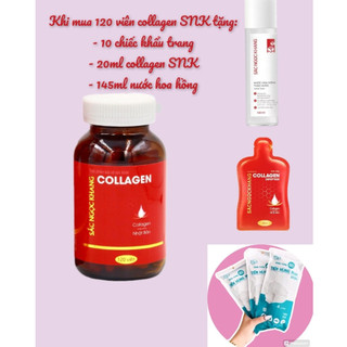 Viên uống collagen Sắc Ngọc Khang (hộp 120v), Bí quyết làm nên sắc đẹp, giữ mãi thanh xuân