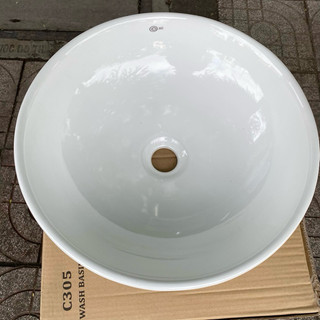 Chậu rửa mặt tròn lavabo để bàn tròn lavabo làm nail