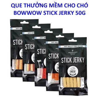 BowWow Stick Jerky - Que Bánh Thưởng Cho Chó Thịt Que