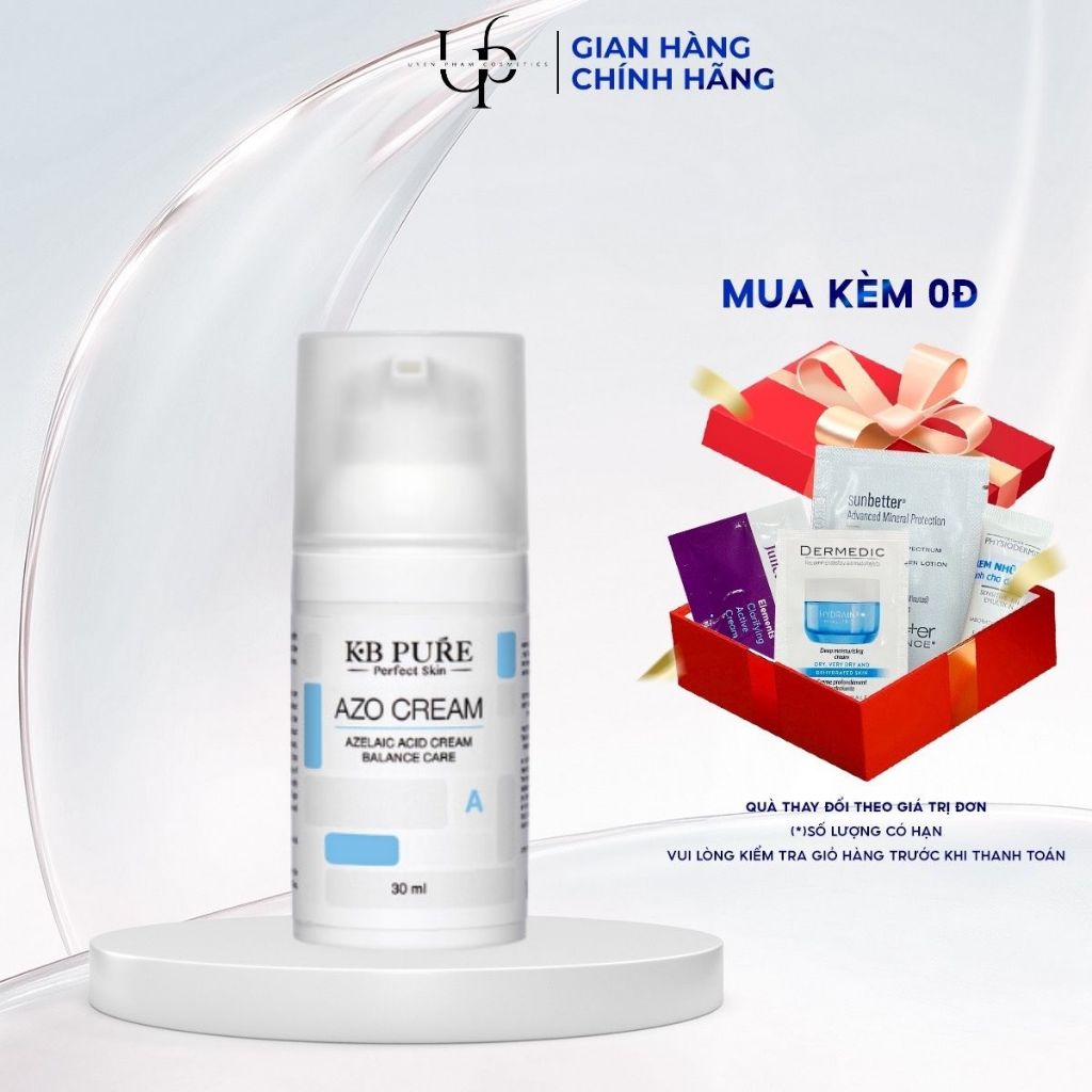 [CÔNG TY] KB PURE AZO Cream - Kem Tái Tạo Cân Bằng Giảm Mụn 30ml