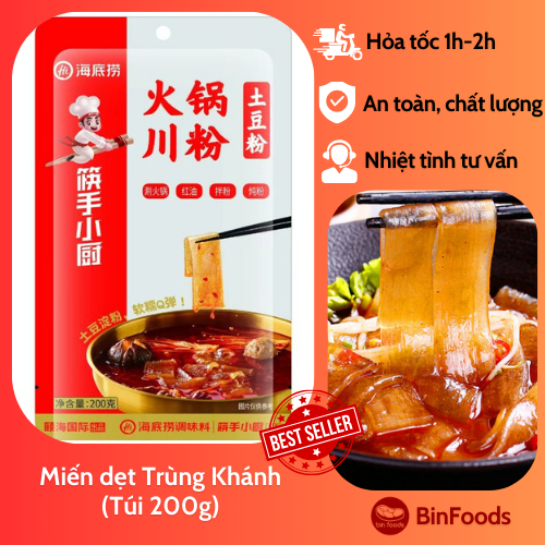 Miến dẹt Trùng Khánh (Túi 200g)
