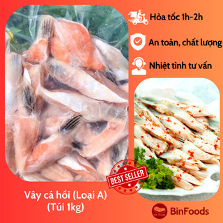 Vây cá hồi 1kg (Loại A)  [Hỏa tốc HCM]