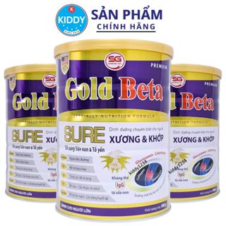 Sữa khớp Gold Beta Xương Khớp 900g (GOLDMILK XƯƠNG KHỚP) có bổ sung Sữa non và Tổ yến