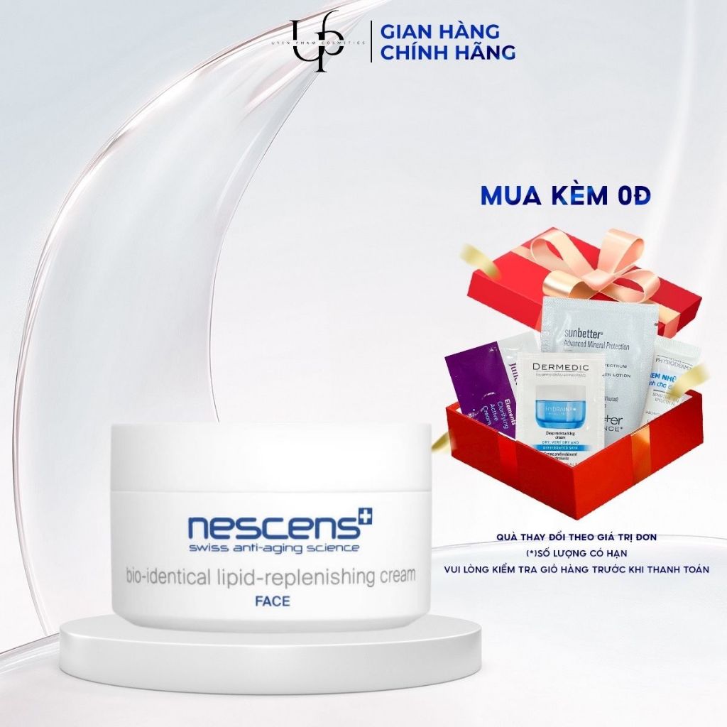 [ CÔNG TY] NESCENS Bio-identical Lipid-Replenishing Cream Face - Kem bù đắp lipit mô phỏng sinh học 