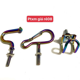 Móc Treo Đồ 7 màu TiTan Gắn Xe máy Siêu Chắc Chắn Đầy Đủ Các Mẫu