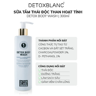 Combo thải độc trắng da mặt và body detox blanc