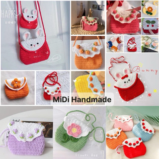 Túi đeo chéo handmade, túi đeo len, ví tiền len, túi đựng đồ len
