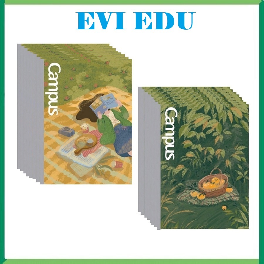 Lốc 10 quyển vở kẻ ngang 120 trang B5 HEALING Campus BHEA120