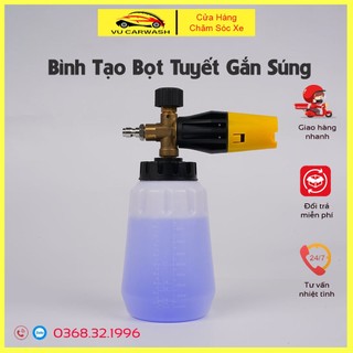 Bình Tạo Bọt Tuyết Rửa Xe Ô tô - Xe Máy, Bình Bọt Tuyết Gắn Máy Rửa Xe Cao Cấp