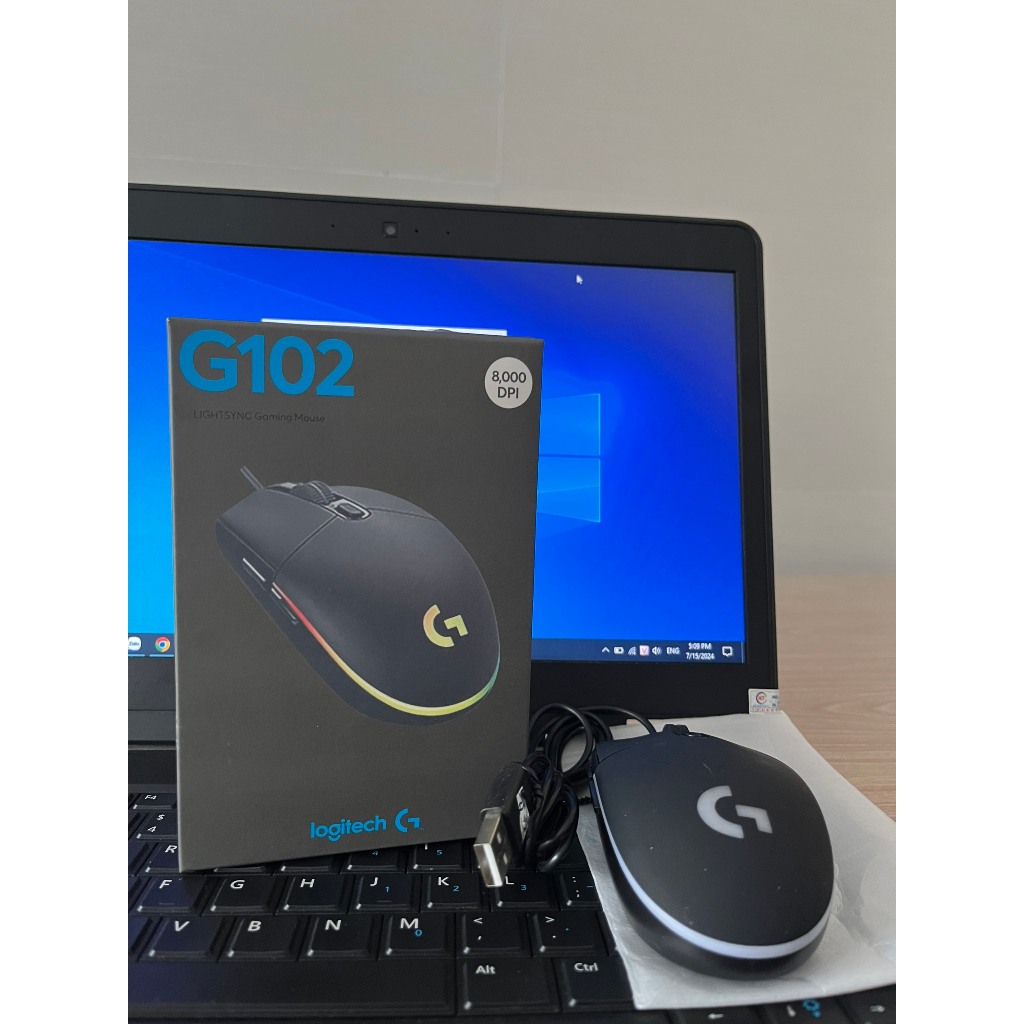 Chuột có dây logitech G102, chuột dây gaming lightsync logitech
