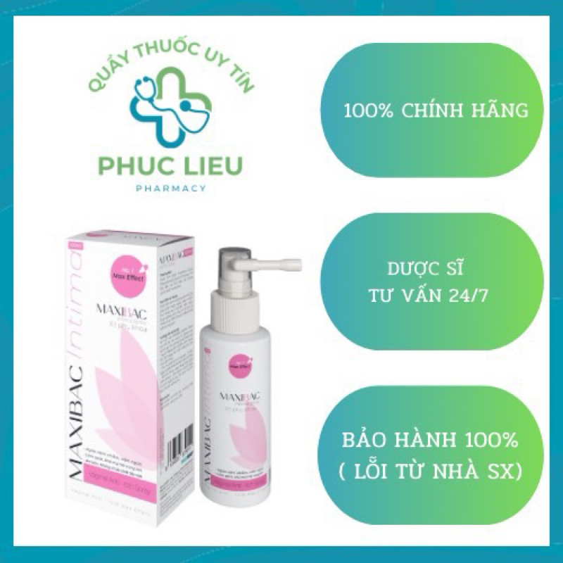[CHE TÊN] XỊT PHỤ KHOA MAXIBAC INTIMA 100ML