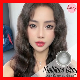  (Giá 1 Chiếc) Lens Dollface Gray LUXY LENS 14.3mm Hàn Quốc, Cam Kết Chất Lượng, Có Bảo Hành