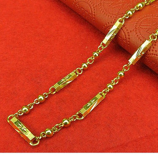 Dây chuyền nam mạ vàng khối đặc 18k