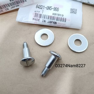 Cặp ốc bắt cốp CDI, yếm xe DREAM zin Honda Japan. đệm 8mm