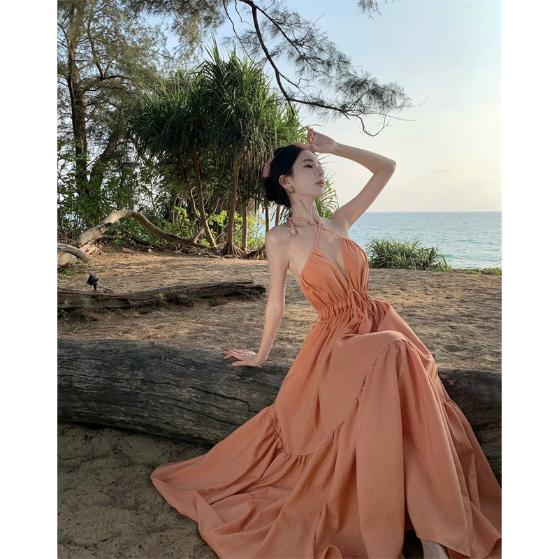 Đầm maxi Boho tôn dáng🤍 SongZuEr