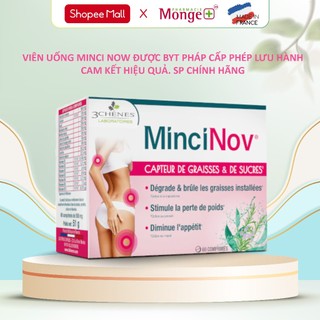 Hàng chính hãng Viên uống giảm cân giảm mỡ đẹp dáng đẹp da Mincinov 60 viên mẫu mới date 2.2027