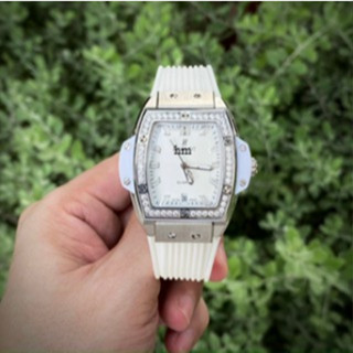 Đồng Hồ Nữ  Mặt Vuông Full Đá Máy Pin QUARTZ NB Lắp Ráp Size 32mm Chống Nước 5ATM( BH 5 Năm)