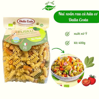 Nui Nơ hữu cơ - Nui Xoắn Rau củ hữu cơ DALLA COSTA