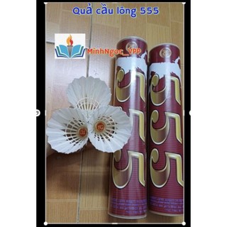 Ống 10 quả cầu lông 555 hàng đẹp