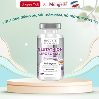 Viên uống  bổ sung Glutathion hỗ trợ trắng da, chống lão hóa, tăng cường sức khỏe Biocyte 30 viên