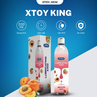 Gel bôi trơn XTOY King hương đào 200ml gốc nước giúp bôi trơn quan hệ tăng khoái cảm kéo dài quan hệ